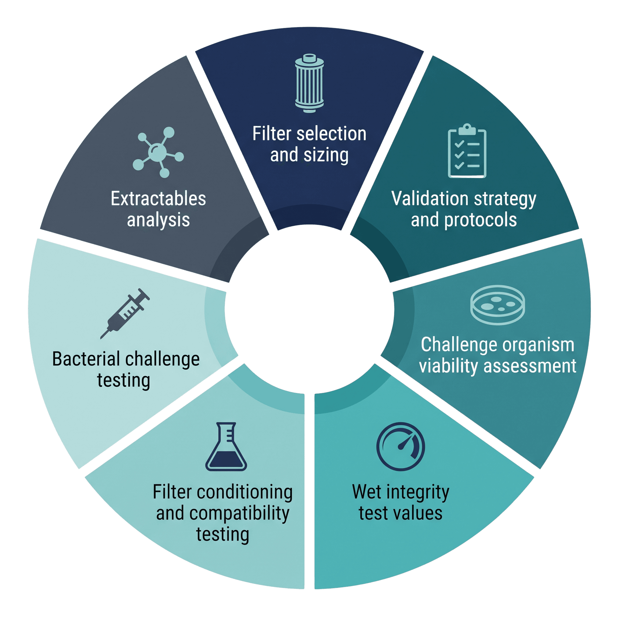 Filter validation process
